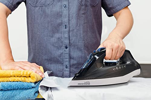 BEST DIRECT Starlyf Cordless Steam Iron - Plancha inalámbrica de cerámica, todos los tipos de tejidos, 2200 W