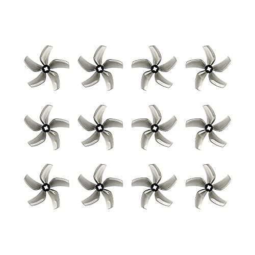 BETAFPV Gemfan 12pcs D76 5-Blade Props with 5mm/1.5mm Shaft Whoop Drone Propellers for 140X 150X 160X Brushless Motors Pavo30 4S 3inch Digital Whoop Drone Quad