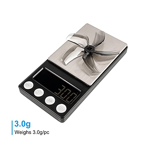 BETAFPV Gemfan 12pcs D76 5-Blade Props with 5mm/1.5mm Shaft Whoop Drone Propellers for 140X 150X 160X Brushless Motors Pavo30 4S 3inch Digital Whoop Drone Quad