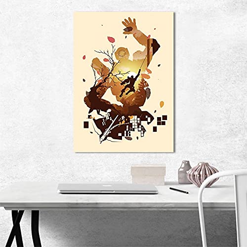 BINGSHUAI Pathfinder Apex Legends - Póster de lienzo y pared con diseño de leyendas, 20 x 30 cm, sin marco