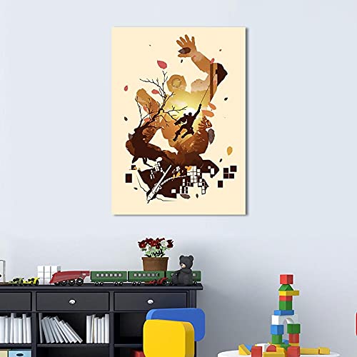 BINGSHUAI Pathfinder Apex Legends - Póster de lienzo y pared con diseño de leyendas, 20 x 30 cm, sin marco