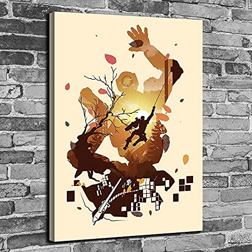 BINGSHUAI Pathfinder Apex Legends - Póster de lienzo y pared con diseño de leyendas, 20 x 30 cm, sin marco