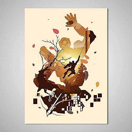 BINGSHUAI Pathfinder Apex Legends - Póster de lienzo y pared con diseño de leyendas, 20 x 30 cm, sin marco