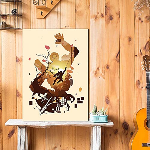 BINGSHUAI Pathfinder Apex Legends - Póster de lienzo y pared con diseño de leyendas, 20 x 30 cm, sin marco