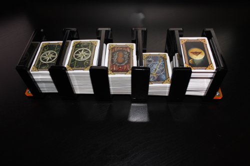 Black Board Game Card Tray Feeder. 41mm x 63mm. Talisman, Ba