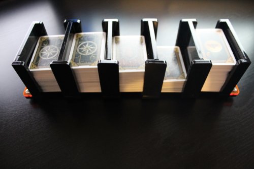 Black Board Game Card Tray Feeder. 41mm x 63mm. Talisman, Ba