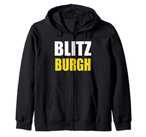 Blitz Burgh Pittsburgh Football Fan LOGO Sudadera con Capucha