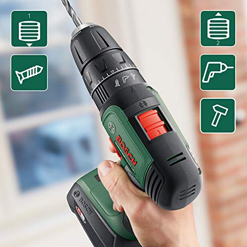 Bosch Martillo taladrador a batería UniversalImpact 18V, 1 batería, sistema de 18 V, en Maletín – Amazon Edición