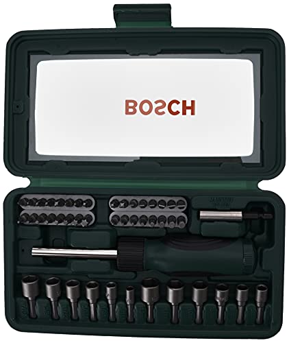 Bosch Set de 46 unidades para atornillar con atornillador manual (accesorios para taladro atornillador)