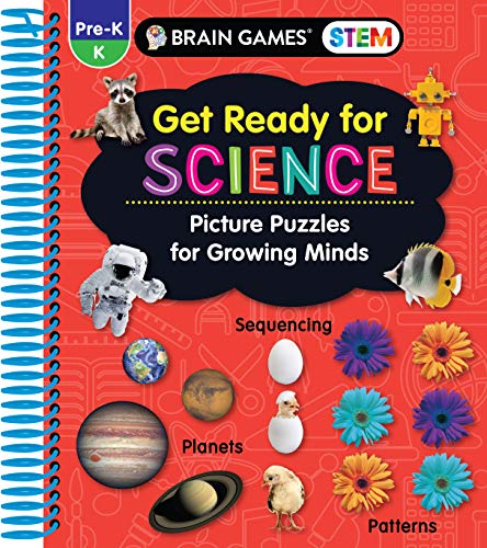 Brain Games Get Ready for Science: Picture Puzzles for Growing Minds (Workbook) (Brain Games Stem)