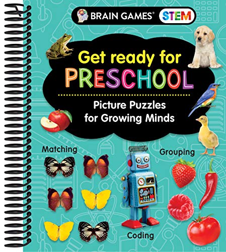 Brain Games Stem Get Ready for Preschool: Picture Puzzles for Growing Minds (Workbook)