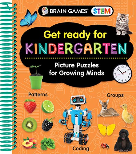 Brain Games Stem Kindergarten: Picture Puzzles for Growing Minds (Workbook)