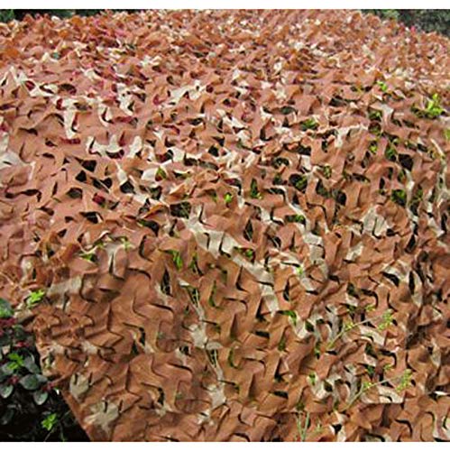 Bricolage del Ejército Malla De Sombra,Selva Camuflaje Militar Disparos Ocultar Accesorio de Camuflaje,para jardín, Ocio, Camping, Fiestas, Bares, decoración, Caza(Size:1.5x10M=5X33FT,Color:Desierto)