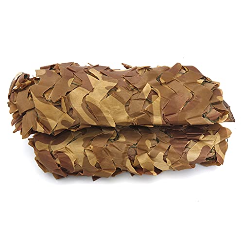 Bricolage del Ejército Malla De Sombra,Selva Camuflaje Militar Disparos Ocultar Accesorio de Camuflaje,para jardín, Ocio, Camping, Fiestas, Bares, decoración, Caza(Size:1.5x10M=5X33FT,Color:Desierto)