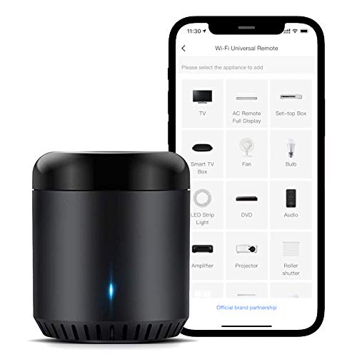 Broadlink RM Mini3 Smart WiFi IR Control Remoto Universal Smart Home Hub, Todo en uno control infrarojo para todos tus dispositivos
