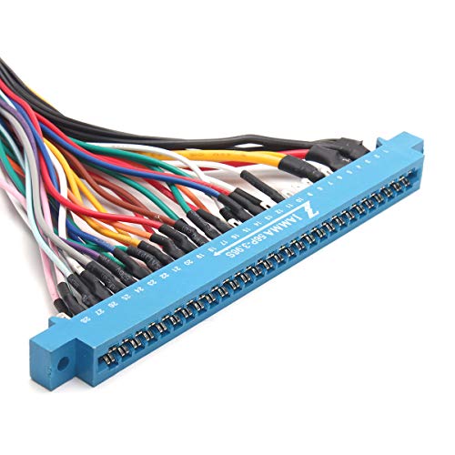 C-FUNN 28 Pines Jamma Arnés Alambre De Cableado Telar para La Consola De Videojuegos De PCB Tablero De Videojuegos
