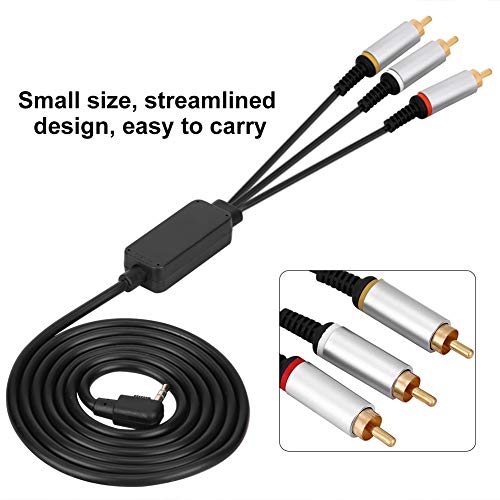 Cable de componentes de 1,5 m, cable AV de audio y vídeo para PSP 1000 2000 3000