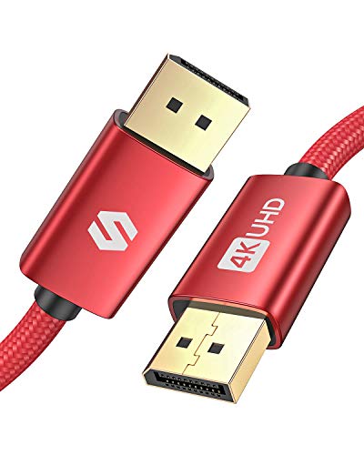 Cable DisplayPort 3m, Cable DP Admite 4K@60Hz, 2K@144Hz, 2K@165Hz, 3D, Compatible con FreeSync y G-Sync, Silkland Cable Display Port para 144Hz Monitor, 4K UHD TV, Pantalla y Tarjeta Gráfica