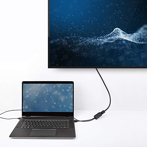 Cable Matters - Adaptador unidireccional de HDMI a DP para Ordenadores portátiles y de sobremesa (de HDMI 2.0 a DP 1.2) con resolución de vídeo 4K a 60 Hz, no Compatible con PS5 o Xbox Serie X/S