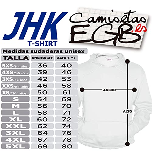 Camisetas EGB Sudadera Adulto/Niño El Juego del Calamar Series TV Net (Blanco, XXS)