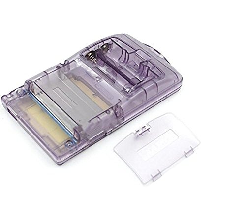 Carcasa completa de repuesto para Nintendo Gameboy color GBC – morado transparente