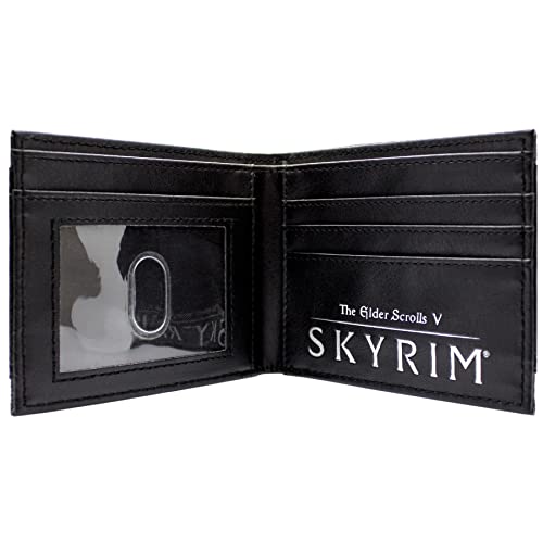 Cartera de Bethesda Elder Scrolls 3D Skyrim Logo Negro