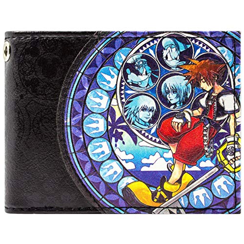 Cartera de Kingdom Hearts 2 Sora, Donald Goofy Azul