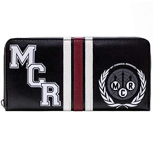 Cartera de My Chemical Romance MCR Banda de Rock Negro