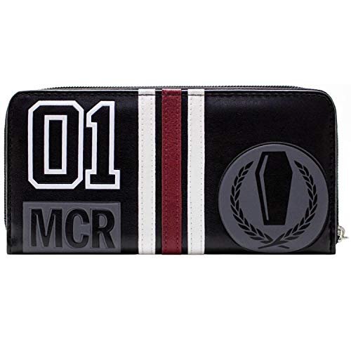 Cartera de My Chemical Romance MCR Banda de Rock Negro