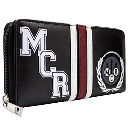 Cartera de My Chemical Romance MCR Banda de Rock Negro