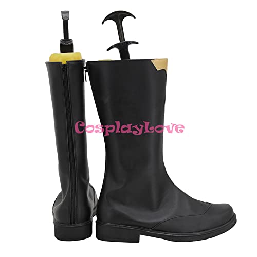Castlevania Season 3 Netflix 2020 Anime Trevor Belmont Black Shoes Cosplay Long Boots Leather Custom Made For Halloween 41 TrevorBelmont