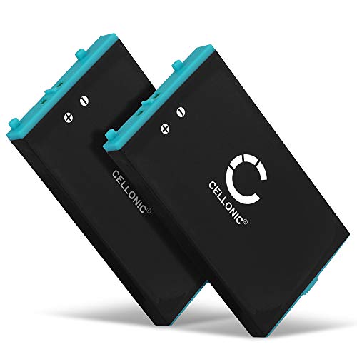 CELLONIC® 2X Batería de Repuesto AGS-001, AGS-003, Sam-SPRBP para Game Boy Advance SP, 800mAh AGS-001, AGS-003, Sam-SPRBP, Accu de Larga duración