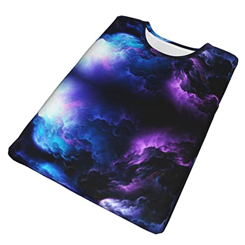 Charity Packer Creative Cloud Wallpaper (22) Camisetas para Hombre Camiseta de Manga Corta Camiseta con Cuello Redondo 3D Camiseta Casual