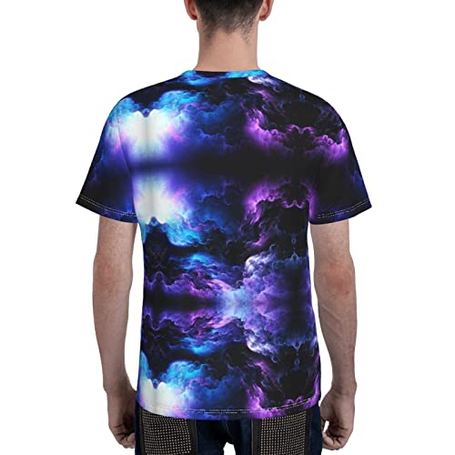 Charity Packer Creative Cloud Wallpaper (22) Camisetas para Hombre Camiseta de Manga Corta Camiseta con Cuello Redondo 3D Camiseta Casual