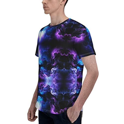 Charity Packer Creative Cloud Wallpaper (22) Camisetas para Hombre Camiseta de Manga Corta Camiseta con Cuello Redondo 3D Camiseta Casual