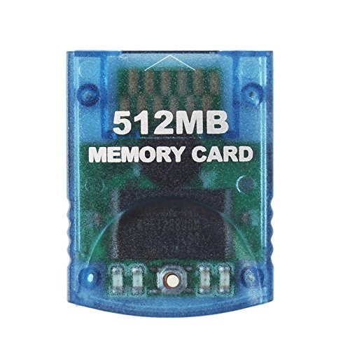Childhood Clear Blue 512M tarjeta de memoria para Nintendo Wii NGC Gamecube consola