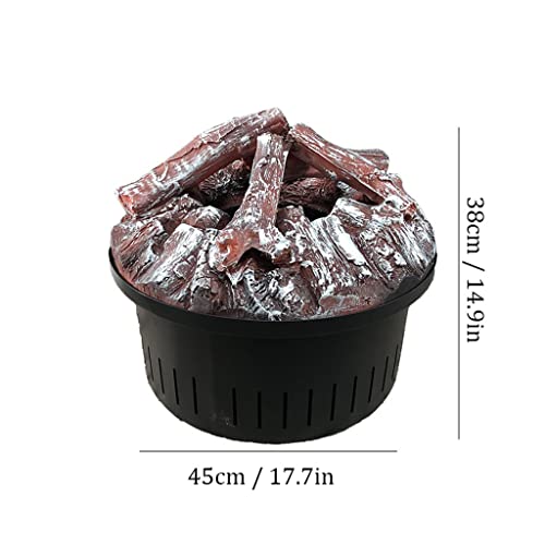 Chimenea eléctrica Hogar Steam Chimenea eléctrica Simulación moderna Carbón de leña Electrics Electrics Chimenea Redonda Atomización 3D Chimenea eléctrica Humidificador Adornos Chimenea Decorativa