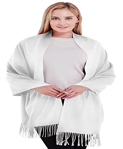 CJ Apparel Chal grueso de mezcla de algodón con diseño de color sólido y mezcla de segundos bufanda para envolver la cabeza, cubierta para la cara, Pashmina