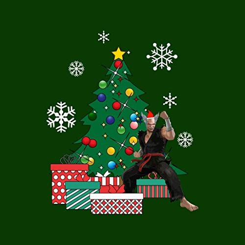 Cloud City 7 Heihachi Mishima Around The Christmas Tree Tekken Women's Hooded Sweatshirt