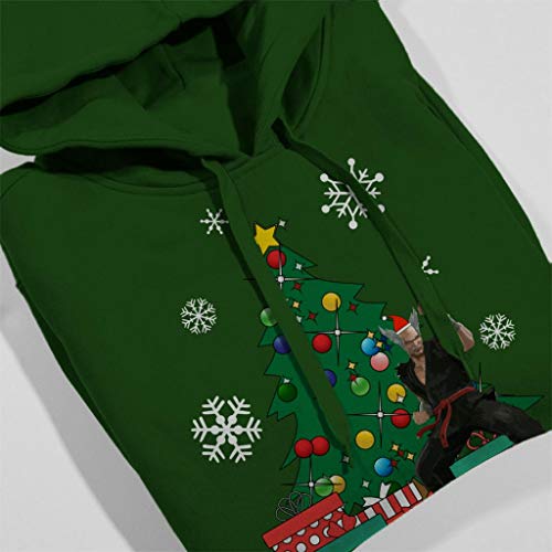 Cloud City 7 Heihachi Mishima Around The Christmas Tree Tekken Women's Hooded Sweatshirt