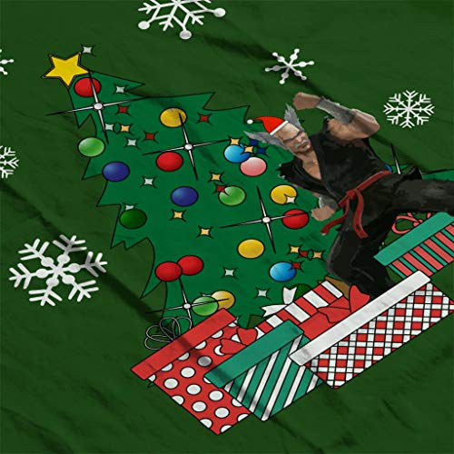 Cloud City 7 Heihachi Mishima Around The Christmas Tree Tekken Women's Hooded Sweatshirt