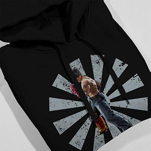 Cloud City 7 Jin Kazama Retro Japanese Tekken Men's Hooded Sweatshirt