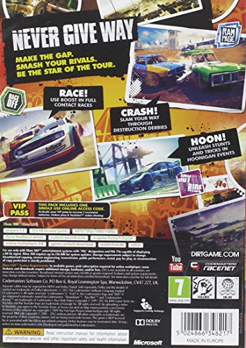 Codemasters DiRT Showdown Xbox 360 vídeo - Juego (Xbox 360, Racing, Modo multijugador, E10 + (Everyone 10 +))