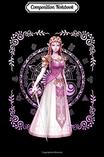 Composition Notebook: Nintendo Zelda Pink Ornate Border Portrait Graphic  Journal/Notebook Blank Lined Ruled 6x9 100 Pages