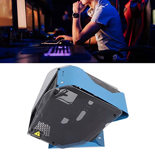 Computadora de Escritorio para Juegos, Diseño Transparente, Iluminación RGB, Chasis de Escritorio, Juegos, Alta Compatibilidad Interna para el Hogar Y la Oficina