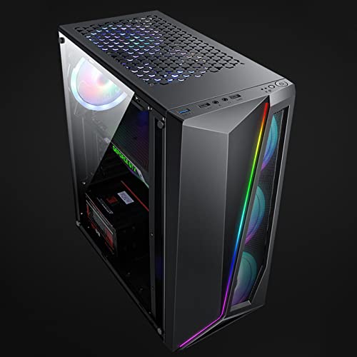 Computadora de Escritorio para PC para Juegos, Chasis de Escritorio de Alta Compatibilidad Interna para el Hogar para la Oficina