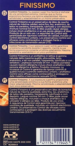 Control Finissimo Preservativos - Pack de 24 preservativos
