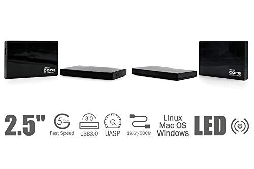 Core by CnMemory 80GB, USB 3.0, 2.5" Externe Festplatte, HDD - schwarz