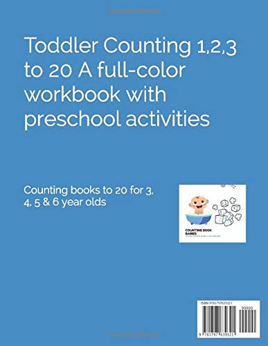 Counting book babies: Counting books to 20 for  3, 4, 5 & 6 year olds Toddlers and Children in Kindergarten and Preschool