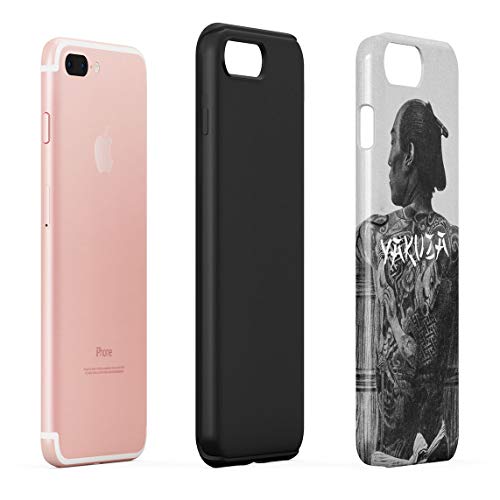 Cover Universe Funda para iPhone 7 Plus & 8 Plus Yakuza Mafia of Japan, Resistente a los Golpes, Carcasa Dura de PC de 2 Capas + Funda Protectora de Diseño Híbrido de TPU